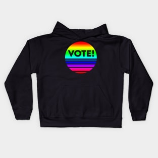 Vote! - Rainbow Pride Kids Hoodie